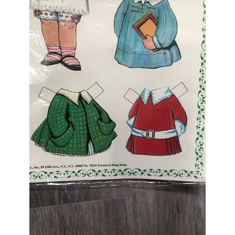 Dolly Dingle Paper Dolls New Uncut Sheet in Sealed Plastic Sleeve - 1981 Vintage
